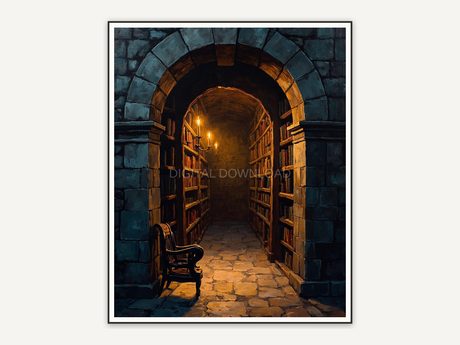 Halloween printable wall art design from the 118 print bundle shown framed
