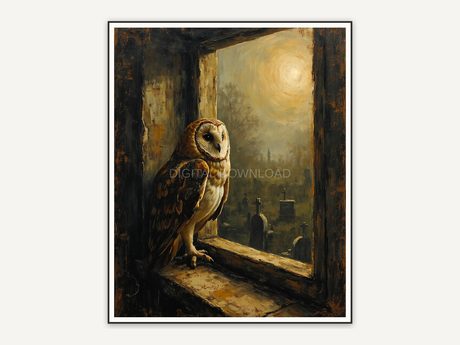 Halloween printable wall art design from the 120 print bundle shown framed