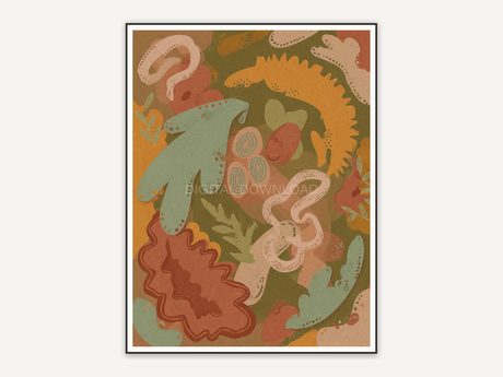 Ochre and earth tone boho form two