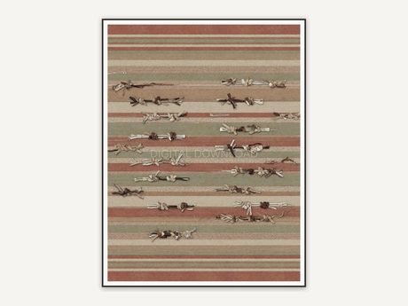 woven stripe pattern print